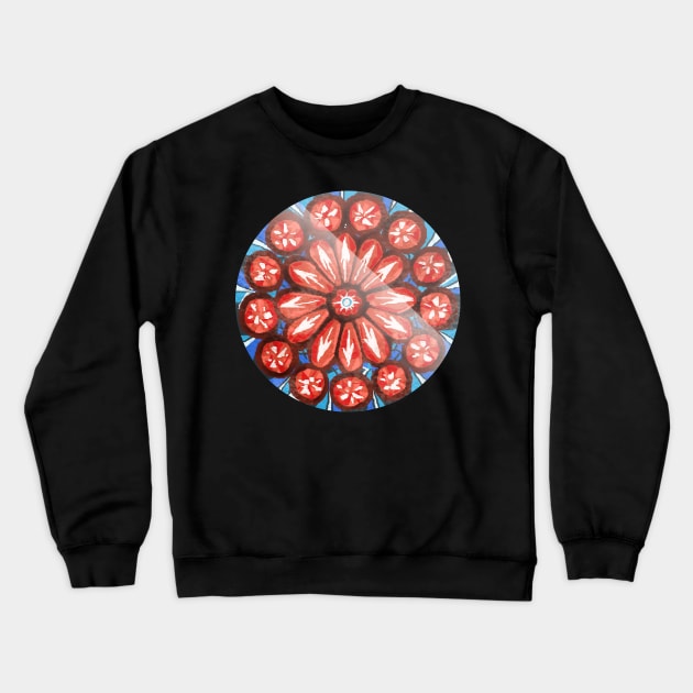 The OA Rose Window Crewneck Sweatshirt by WoodlandElm